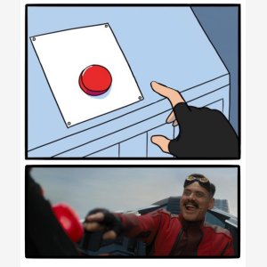 Daily Struggle Dr  Eggman Empty Template   Jim Carrey   Sonic, One Button   Bouton Appuyer Choix